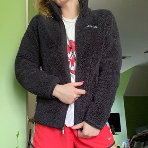 Small Black Fluffy Columbia Jacket
